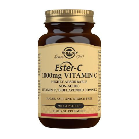 Solgar Ester-C(R) 1000 mg Vitamin C Capsules 90