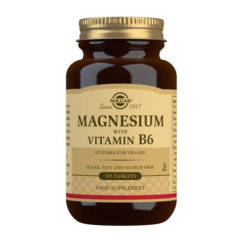 Solgar Magnesium with Vitamin B6 Tablets 100