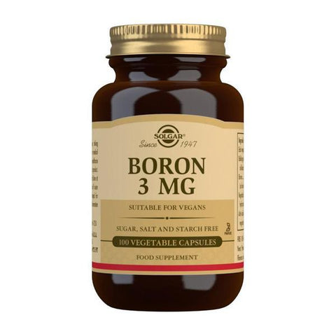 Solgar Boron 3 mg Vegetable Capsules 100