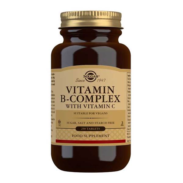 Solgar B-Complex with Vitamin C Stress Formula 100 Tabs