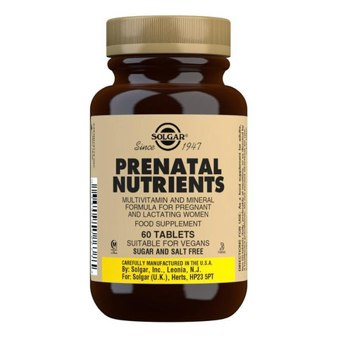 Solgar Prenatal Nutrients 60Tabs