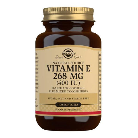 Solgar Vitamin E 268 mg (400 IU) Softgels 100