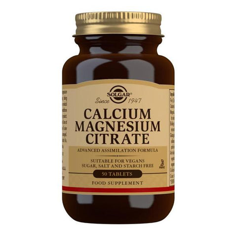 Solgar Calcium Magnesium Citrate Tablets 50
