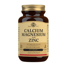 Solgar Calcium Magnesium Plus Zinc Tablets 100