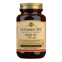 Solgar Vitamin D3 4000IU Vegetable Capsules 60