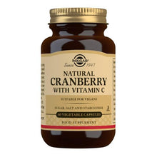 Solgar Natural Cranberry with Vitamin C Vegetable Capsules 60