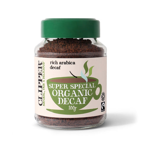 Clipper Organic Instant Freeze Dried Decaf Coffee 100G