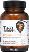 Taka Turmeric Organic Turmeric & Black Pepper Extract 60 Caps