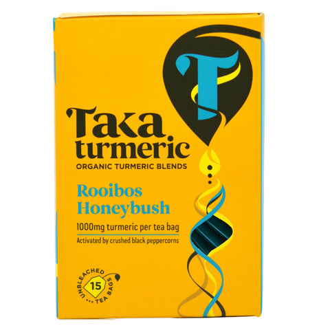 Taka Turmeric Organic Rooibos Honeybush Tea 15 Sachets