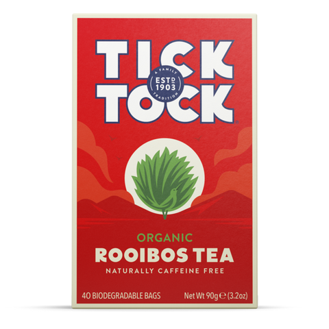 Tick Tock Organic Rooibos Tea 40 Bags