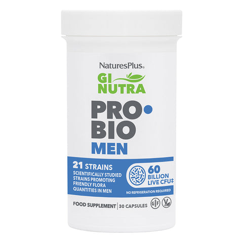 Natures Plus GI Nutra Men's Probio 30 Caps