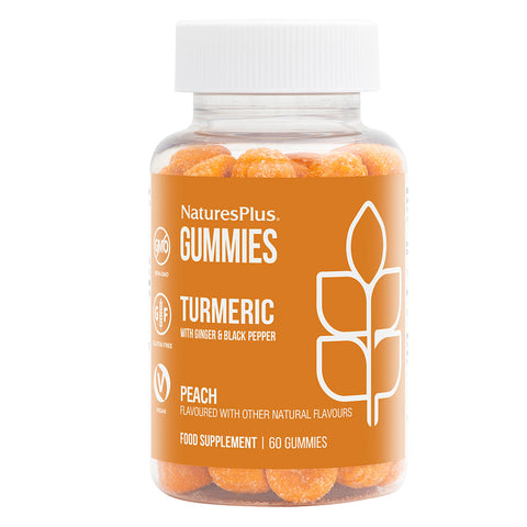Natures Plus Gummies Turmeric With Ginger & Black Pepper 60 gummies
