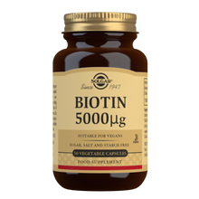 Solgar Biotin 5000 ug Vegetable Capsules 50