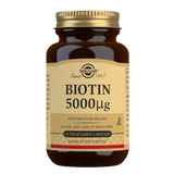 Solgar Biotin 5000 ug Vegetable Capsules 50