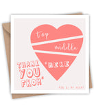 Lainey K Thank You from the Bottom of my Heart Card