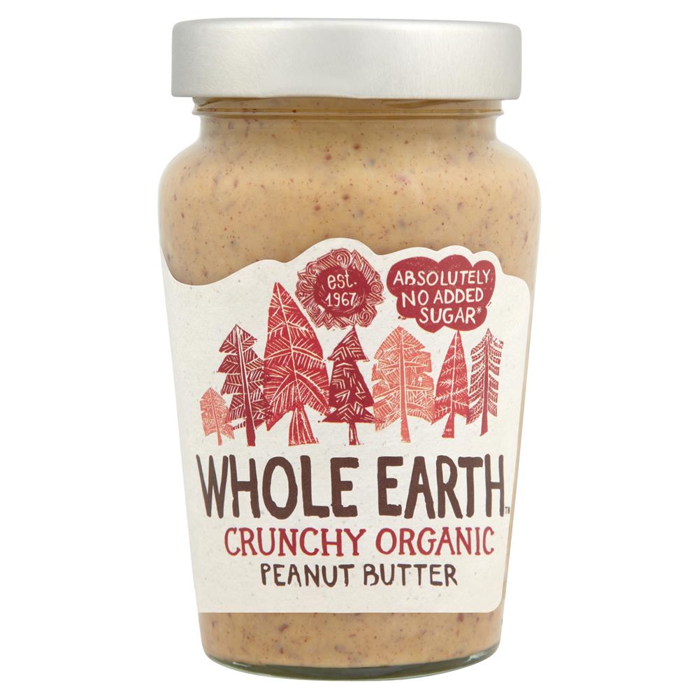 Whole Earth Organic Peanut Butter Crunchy 227G