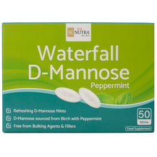 Sweet Cures Waterfall D-Mannose Chewable Tablets 1000mg Mint 50tabs