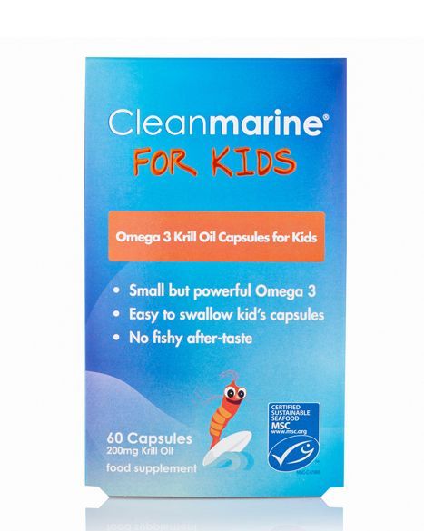 Cleanmarine Krill Oil For Kids 60 Caps 200MG