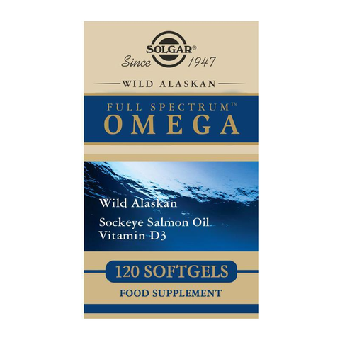 Solgar Wild Alaskan Full Spectrum(TM) Omega Softgels 120