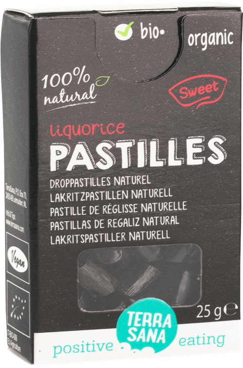 Terrasana Organic Licorice Pastilles 25g