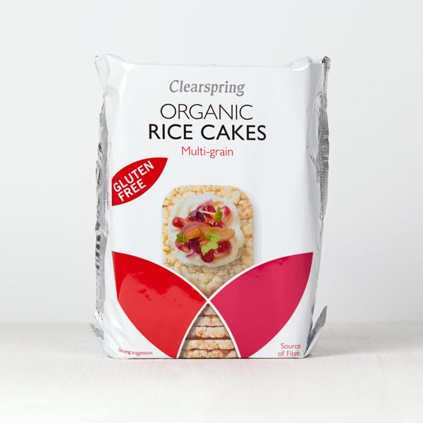 Clearspring Organic Multigrain Rice Cakes 130g