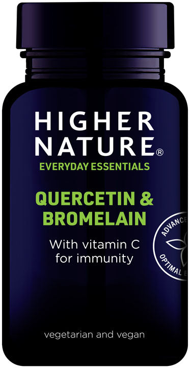 Higher Nature Quercetin & Bromelain 60Caps