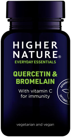 Higher Nature Quercetin & Bromelain 60Caps