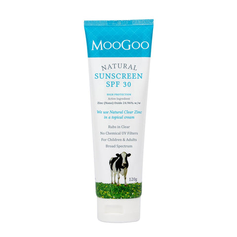 Moogoo Clear Zinc Sunscreen SPF40 120g