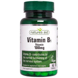 Natures Aid Vitamin B1 Thiamin 100mg 90 Tabs