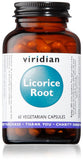 Viridian Licorice Root Extract 250mg 60 Capsules