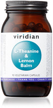 Viridian L-Theanine & Lemon Balm 90 Caps