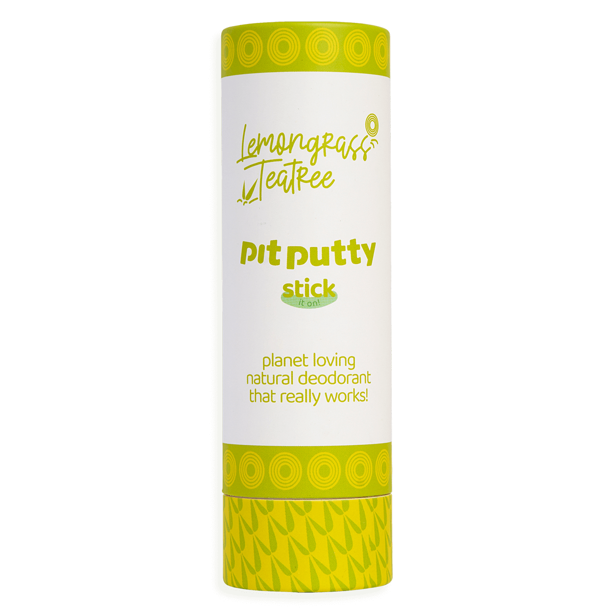 Pit Putty Deodorant Stick Lemongrass Tea Tree 80g