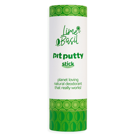 Pit Putty Deodorant Stick Lime Basil 80g