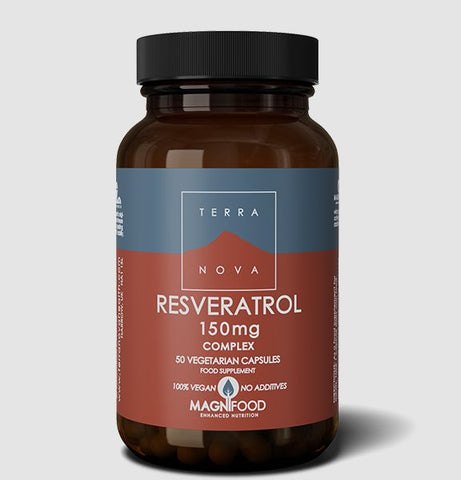 Terranova Resveratrol 150mg 50 Vegetarian Capsules