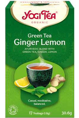 Yogi Tea Organic Green Tea Ginger Lemon 17 Bags