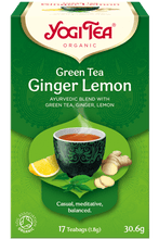 Yogi Tea Organic Green Tea Ginger Lemon 17 Bags